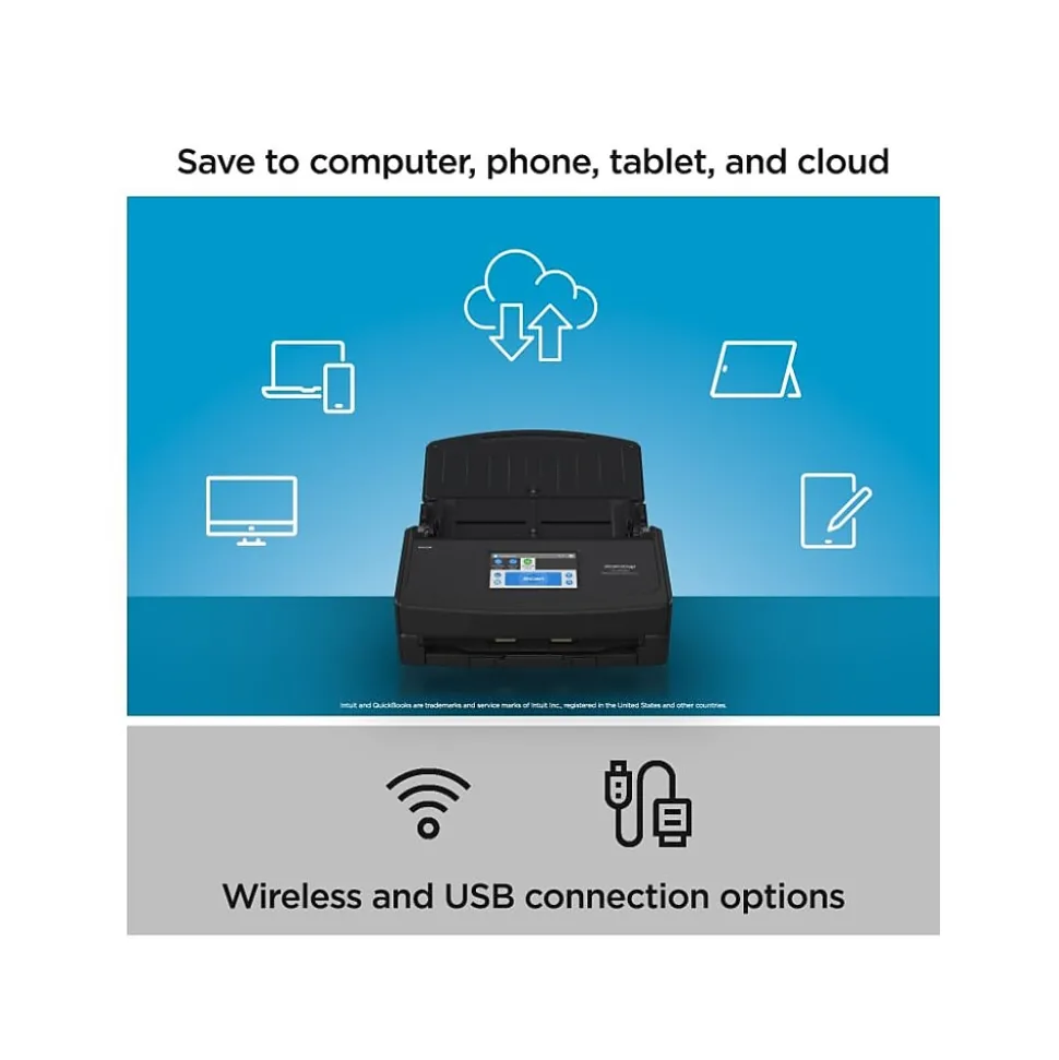 Ricoh Scansnap IX1600 Receipt Edition, Black (PA03770-B675)