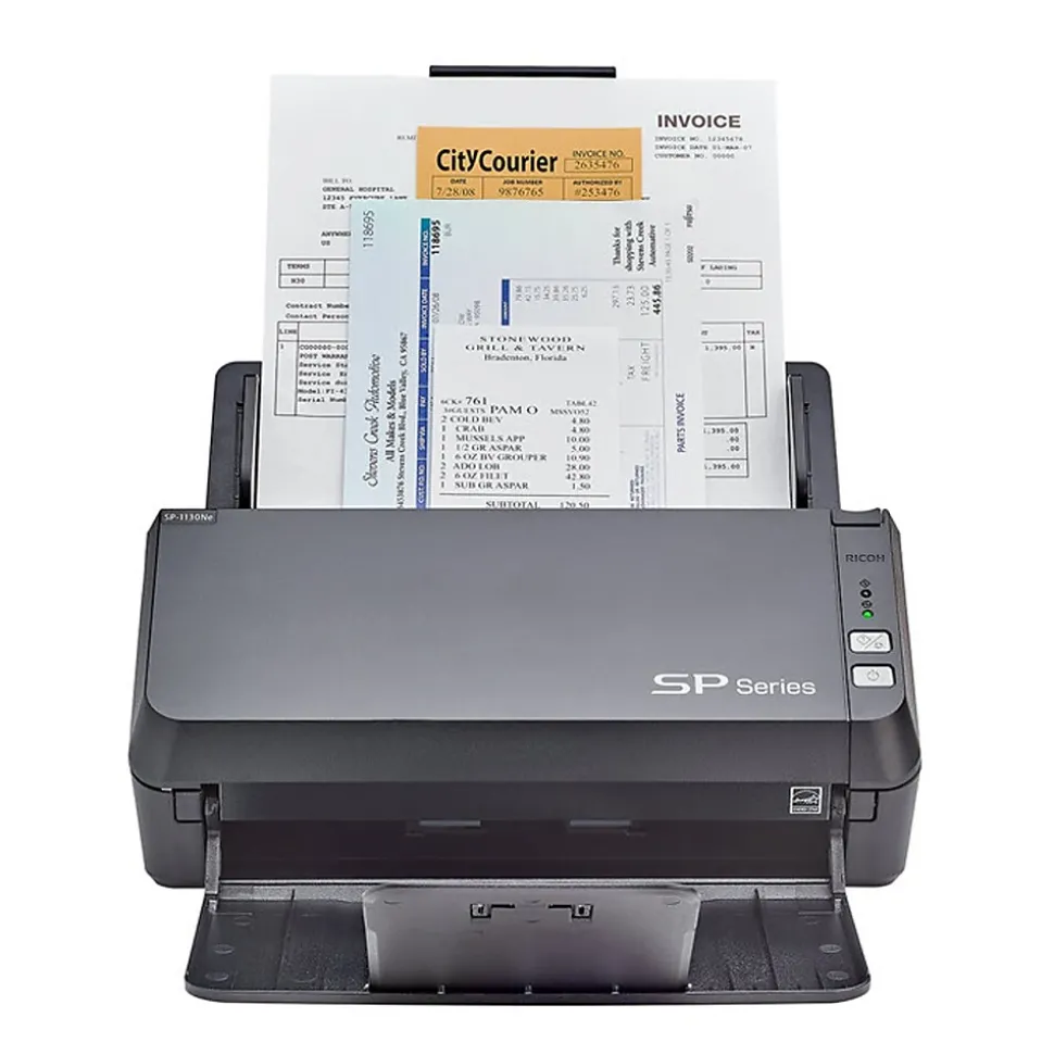 RICOH SP-1130Ne Duplex Document Scanner, Black (PA03811-B035)