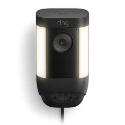 Ring Spotlight Cam Pro Security Camera, Black (B09DRCLHQT)
