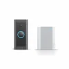 Ring WiFi Smart Video Doorbell & Chime, Black (B09NLDYGHQ)