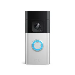 Ring WiFi Wireless Battery Doorbell Pro, Satin Nickel (B0B2BY4ZG7)