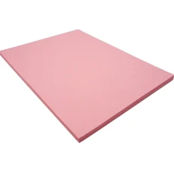 Riverside 3D 9" x 12" Construction Paper, Pink, 50 Sheets (P103591)