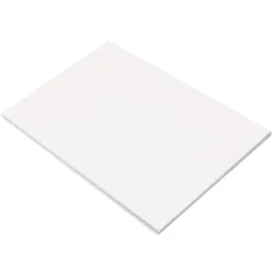 Riverside 3D 12" x 18" Construction Paper, White, 50 Sheets (P103613)