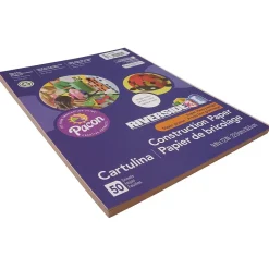 Riverside 3D 9" x 12" Construction Paper, Salmon, 50 Sheets (P103970)