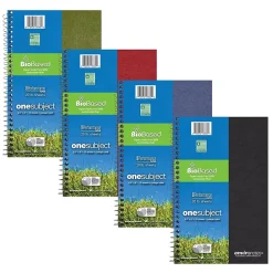 Roaring Spring Paper Products BioBased 1-Subject Notebooks, 6" x 9.5", College Ruled, 70 Sheets, Each (13360)