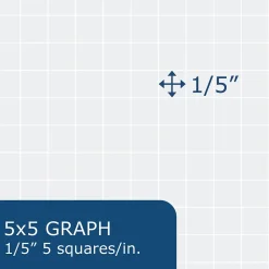 Roaring Spring Paper Products Whitelines 1-Subject Smart Notebook, 8.5