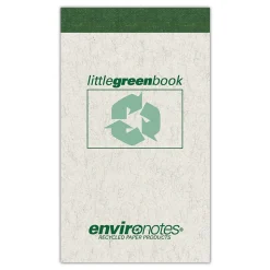 Roaring Spring Paper Products Little Green Book, Gray Cover, Narrow Ruled, 3 x 5, White Paper, 60 Sheets