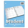 Roaring Spring Paper Products 8.5" x 11" Academic Year Weekly Planner, Light Blue (12145)