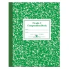 Roaring Spring Paper Products Composition Notebooks, 7.75" x 9.75", Wide Ruled, 50 Sheets, Green (ROA77920)