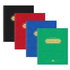Roaring Spring Paper Products Teacher's Record Roll Books, 8.5" x 11", 44 Sheets (72900)