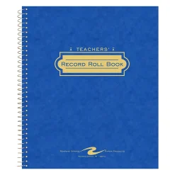 Roaring Spring Paper Products Teacher's Record Roll Books, 8.5