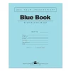 Roaring Spring Paper Products 1-Subject Exam Notebooks, 7" x 8.5", Wide Ruled, 4 Sheets, Blue (ROA77510)