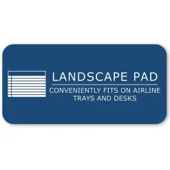 Roaring Spring WIDE Landscape Format Writing Pad, College Ruled, 11 x 9 1/2, White, 40 Sheets
