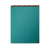 Rocketbook Flip Reusable Smart Notepad, 8.5" x 11", Lined & Dot Grid Ruled, 32 Sheets, Teal (FLP-L-RC-CCE)