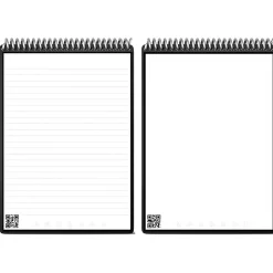 Rocketbook Flip Reusable Smart Notepad, 8.5" x 11", Lined & Dot Grid Ruled, 32 Sheets, Teal (FLP-L-RC-CCE)