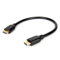 Rocstor Premium 1' HDMI Audio/Video Cable with Ethernet (Y10C156-B1)