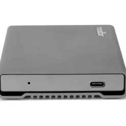 Rocstor Rocpro P33 8TB External USB-Type-C Portable Hard Drive, Space Grey (GP3616-01)