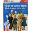 Roylco "Hands Up" Answer Boards Dry-Erase Whiteboard, 5" x 12", 24/Pack (R-5905)