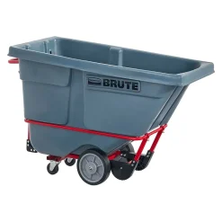Rubbermaid Brute Heavy-Duty Tilt Truck, 0.5 Cu. Yd., Gray (2192465)