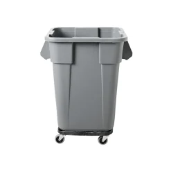Rubbermaid Brute Indoor Trash Can, Gray Plastic, 40 Gal. (FG353600GRAY)