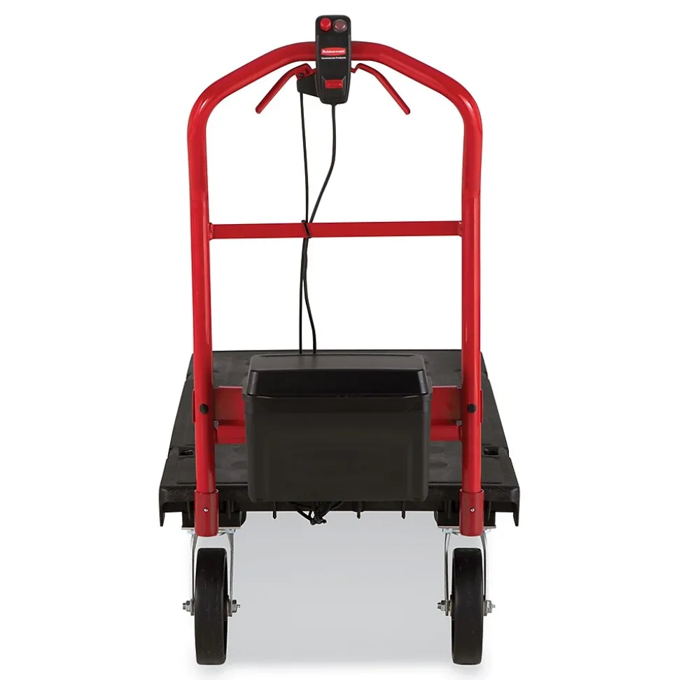 Rubbermaid Commercial Motorized Kit for 24" x 48" Platform Truck, Black/Red (2173663)