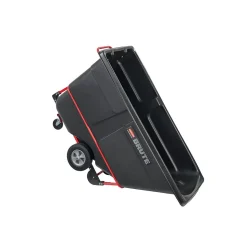 Rubbermaid Forkliftable Tilt Truck, Plastic, 1250 lb. Capacity, Black (FG131500BLA)