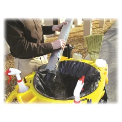 Rubbermaid GroundsKeeper Outdoor Ash Urn, Black Resin (FG257088BLA)