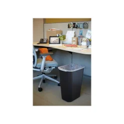 Rubbermaid Indoor Trash Can, Black Resin, 10.25 Gal. (FG295700BLA)