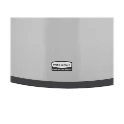 Rubbermaid Refine Stainless Steel Indoor Trash Can with Open Lid, 21 Gallon, Silver (2147582)