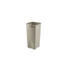 Rubbermaid Untouchable Indoor, Outdoor Trash Can w/ no Lid, Beige Resin, 23 Gal. (FG356988BEIG)