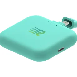 Rush Charge Air Micro USB Power Bank for Android Smartphones, 2500mAh, Teal (RC25-M-G2-TEAL)