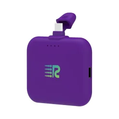 Rush Charge Air USB-C Power Bank, 2500mAh, Purple (RC25-C-G2-PURP)