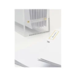 Russell+Hazel Acrylic Slim File Box Bundle, Letter Size, Clear (38594)