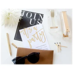 Russell+Hazel Fashion Stapler, 20, Gold/Clear, Each (81704)