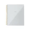 Russell+Hazel Professional Notebooks, 9" x 11", College Ruled, 98 Sheets, Gray/Silver (56301)
