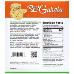 RW Garcia Gluten Free Sweet Potato Crackers, 30 oz (220-02002)