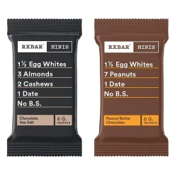 RX Bar Minis Protein Bars, Chocolate Sea Salt/Peanut Butter Chocolate, 0.9 oz., 8 Bars/Box (19390800190)