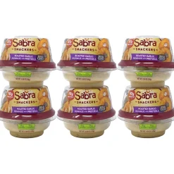 Sabra Classic Hummus with Pretzels, 4.56 Oz., 6/Pack (30080)