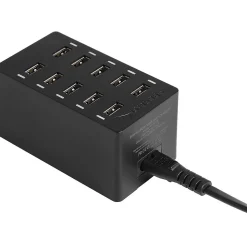 Sabrent 10-Port Desktop Smart USB Rapid Charger, Black (AX-TPCS)