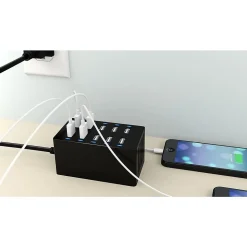 Sabrent 10-Port Desktop Smart USB Rapid Charger, Black (AX-TPCS)