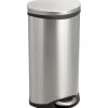 Safco 9902 Stainless Steel Medical Receptacle, Silver, 7.5 gal. (9902SS)