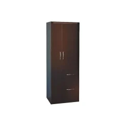 Safco Aberdeen™ Personal Storage Tower, Mocha, 68 3/4"H x 24"W x 24"D