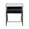 Safco AlphaBetter 26" - 42" Plastic/Steel Adjustable Desk, White/Black (1204DE)