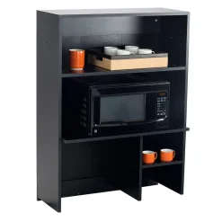 Safco 48"H Modular Break Room Appliance Hutch, Asian Night/Black (1706AN)