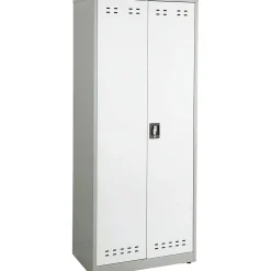 Safco 72"H Steel Storage Cabinet, Gray