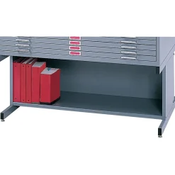 SAFCO High Base Flat File Cabinet; Gray (4977GR)