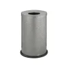 Safco Indoor Trash Can w/ no Lid, Black Speckle Steel, 35 Gal. (9677NC)