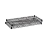 Safco Industrial 2-Shelf Metal Extra Shelf, 36", Black (5287BL)