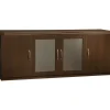 Safco Low Wall Cabinet, Mocha, 29 1/2"H x 72"W x 18"D