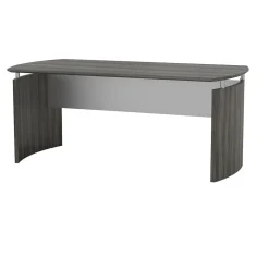 Safco Medina™ 72" Desk, Gray Steel, 29 1/2"H x 72"W x 36"D